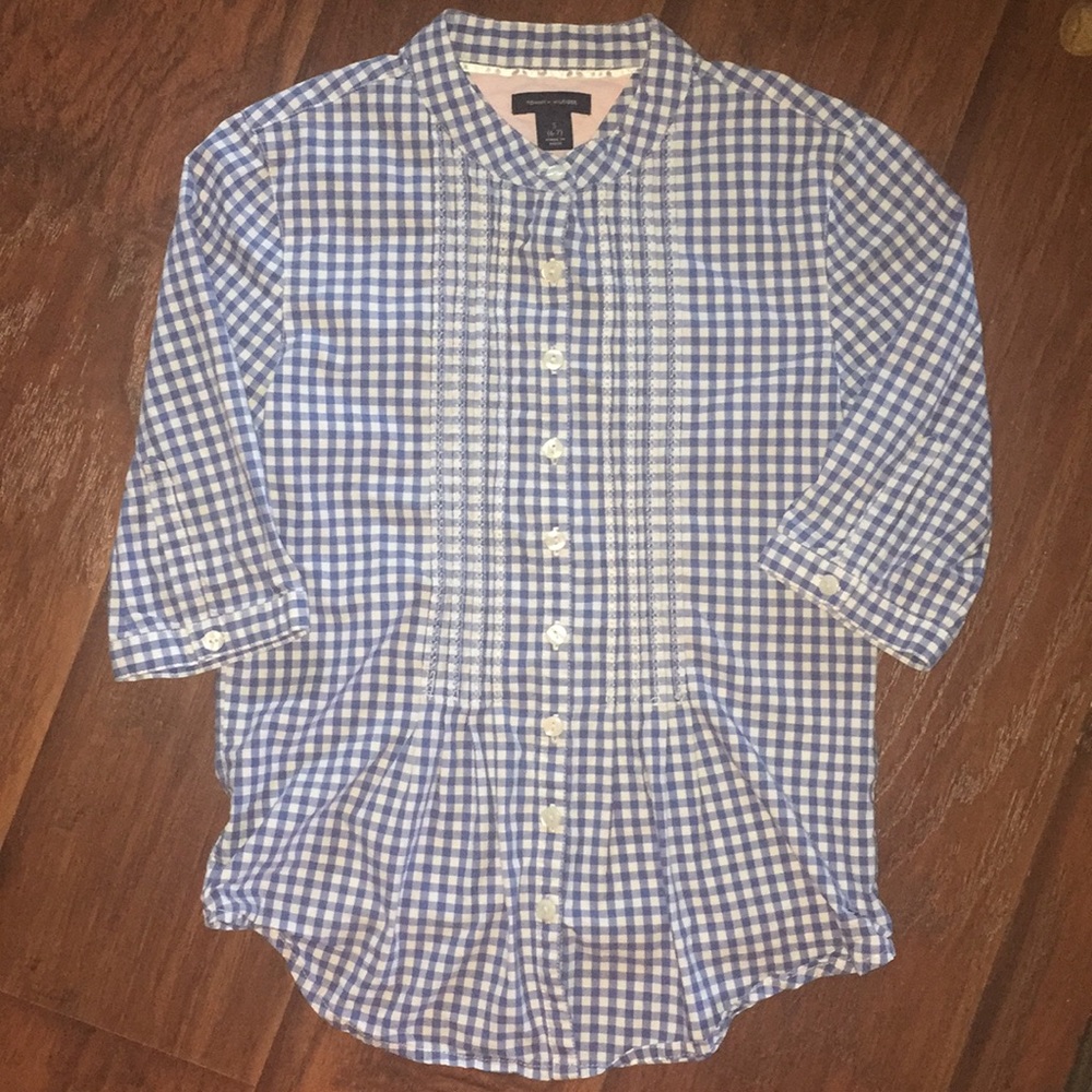 Tommy Hilfiger Blue Checked Shirt